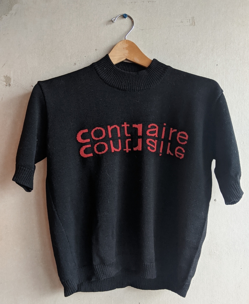 100% Virgin Wool knit Louis Feraud sweater